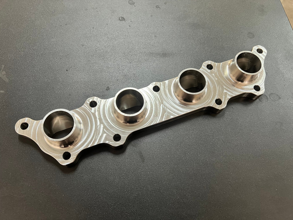 Piastra collettore scarico T-jet Abarth CNC