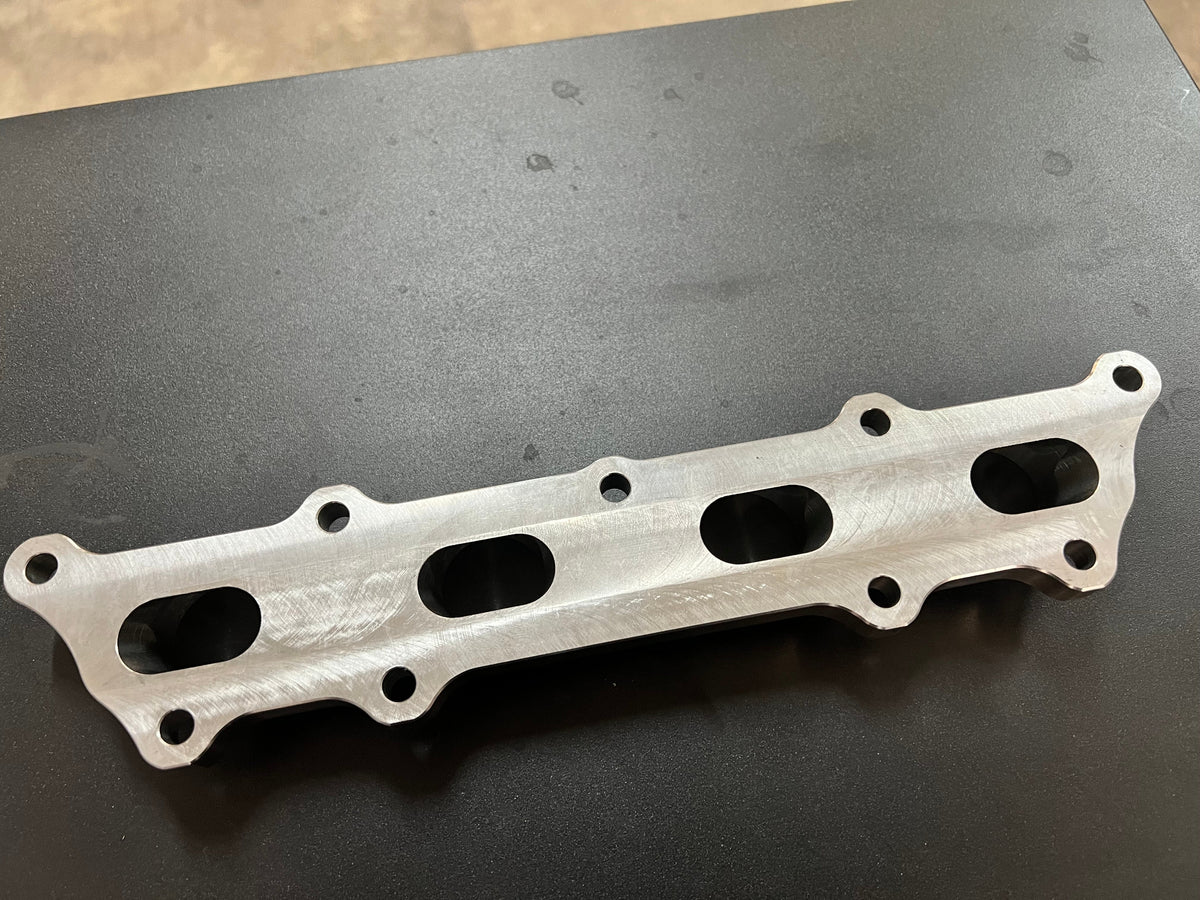 Piastra collettore scarico T-jet Abarth CNC